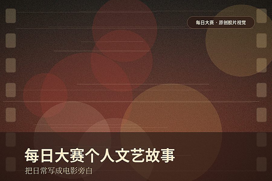 每日大赛个人文艺故事